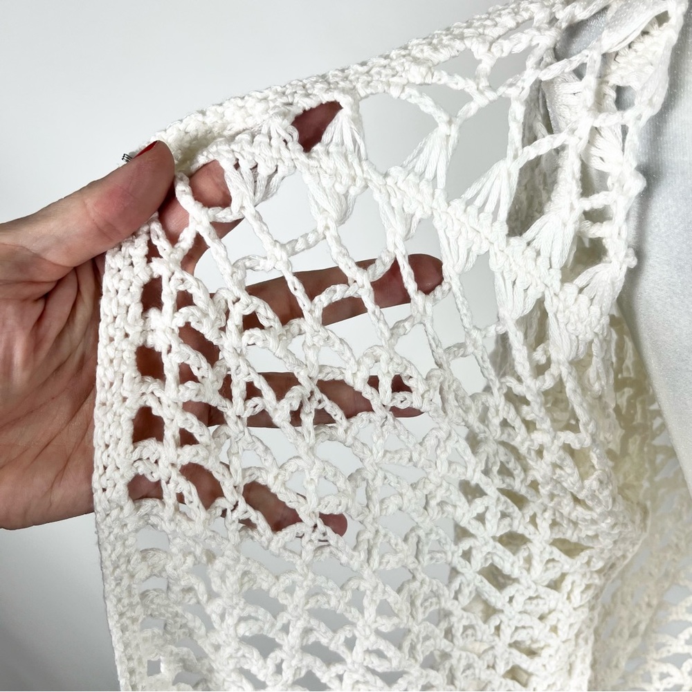 Dress Barn Open Weave Net Style Cardigan - Picture 5 of 7